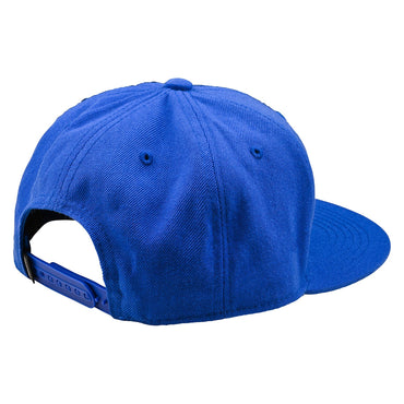 Troy Lee Designs Spring 2025 MX Signature Flat Bill Snapback Cap Blue