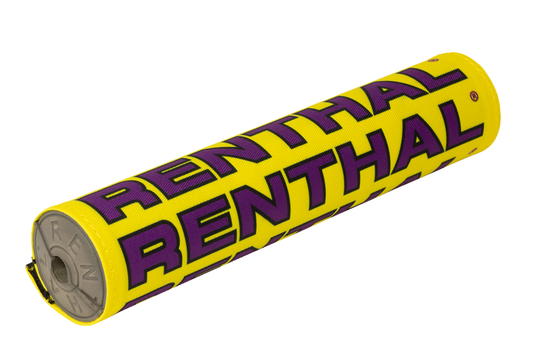 Renthal Supercross Bar Pad 10 inch/240mm Vintage Purple Black Yellow