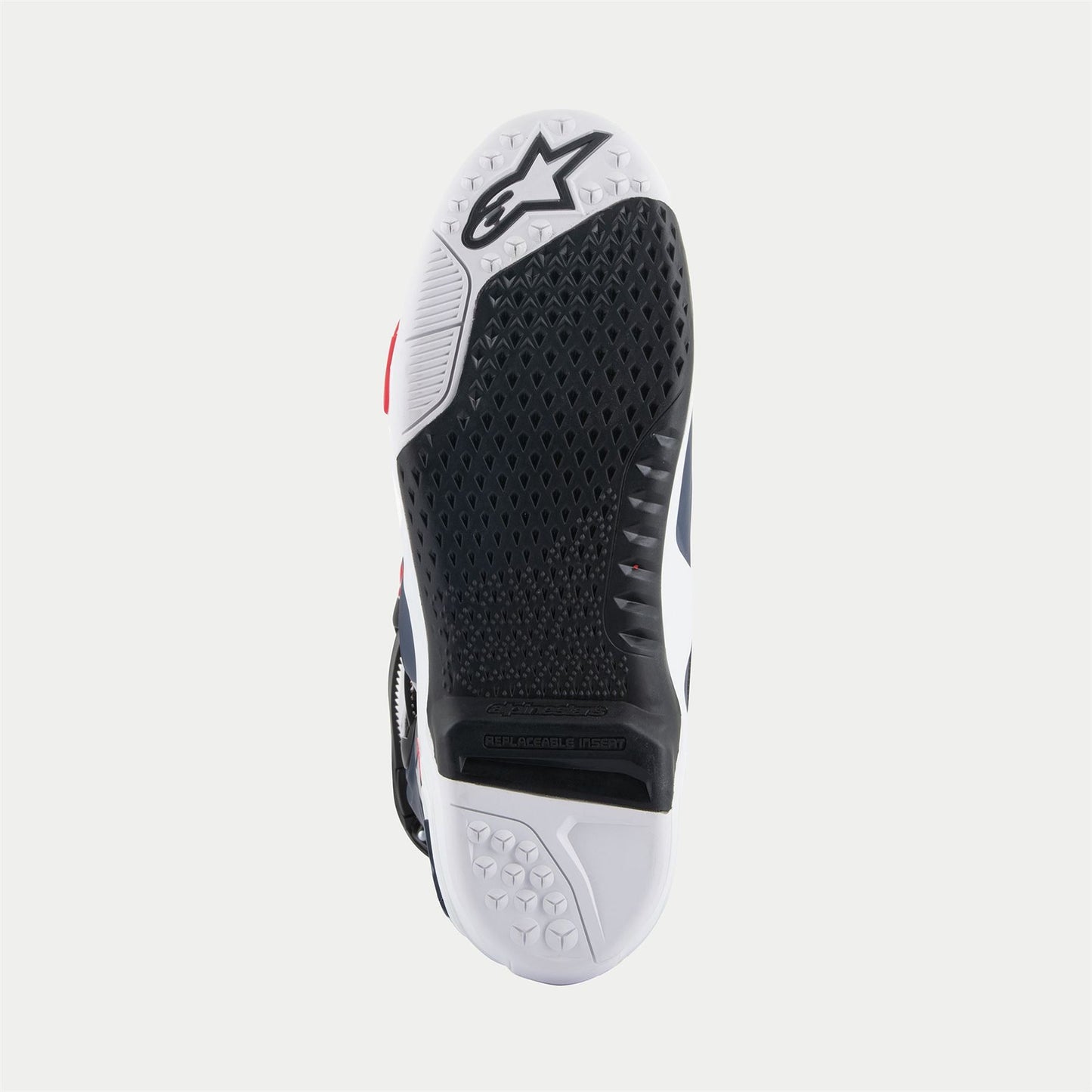 Alpinestars 2025 Tech 10 Supervented Motocross Boots Night Navy White Rainbow