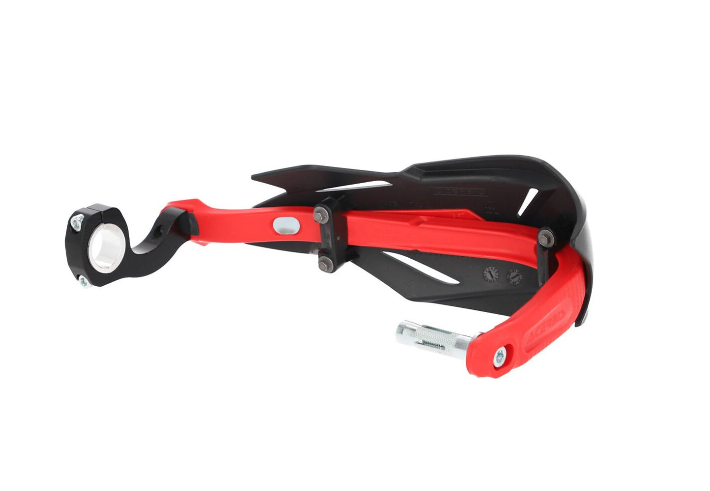 Acerbis X-Factory Black Red Handguards For 22mm Oversize 1 1/8 Bars