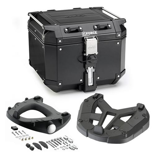 Kappa Bike Luggage K’FORCE MONOKEY Rear Rack & Top Box Kit Black For Suzuki DL 1000 V-Strom 2017-2019
