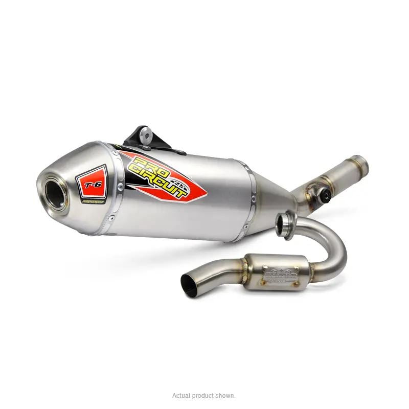 Pro Circuit T-6 Stainless Exhaust System For Kawasaki KX 250 2021-2024