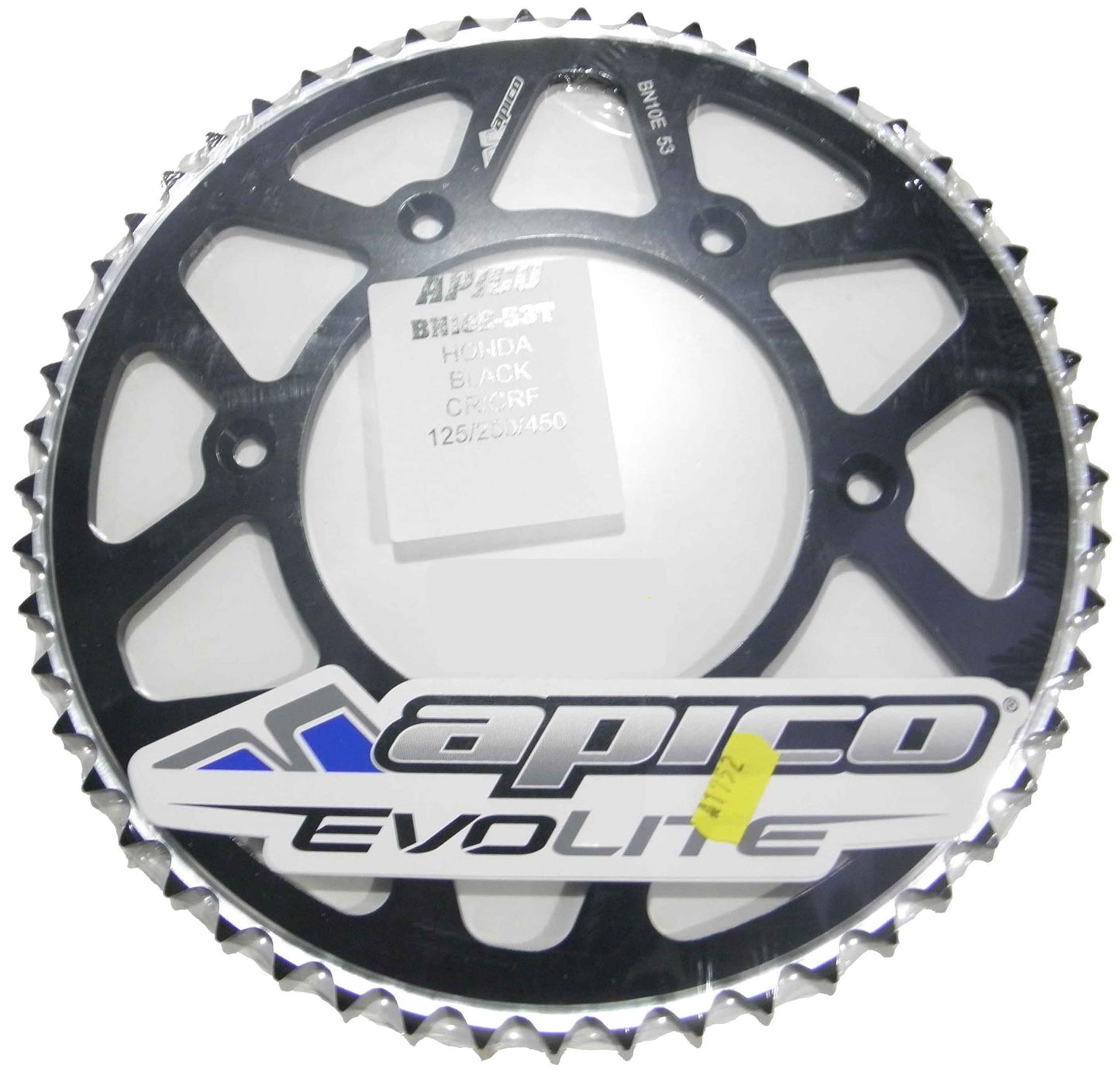 Apico Evolite Black Rear Sprocket For Honda CR 125 1983-2007