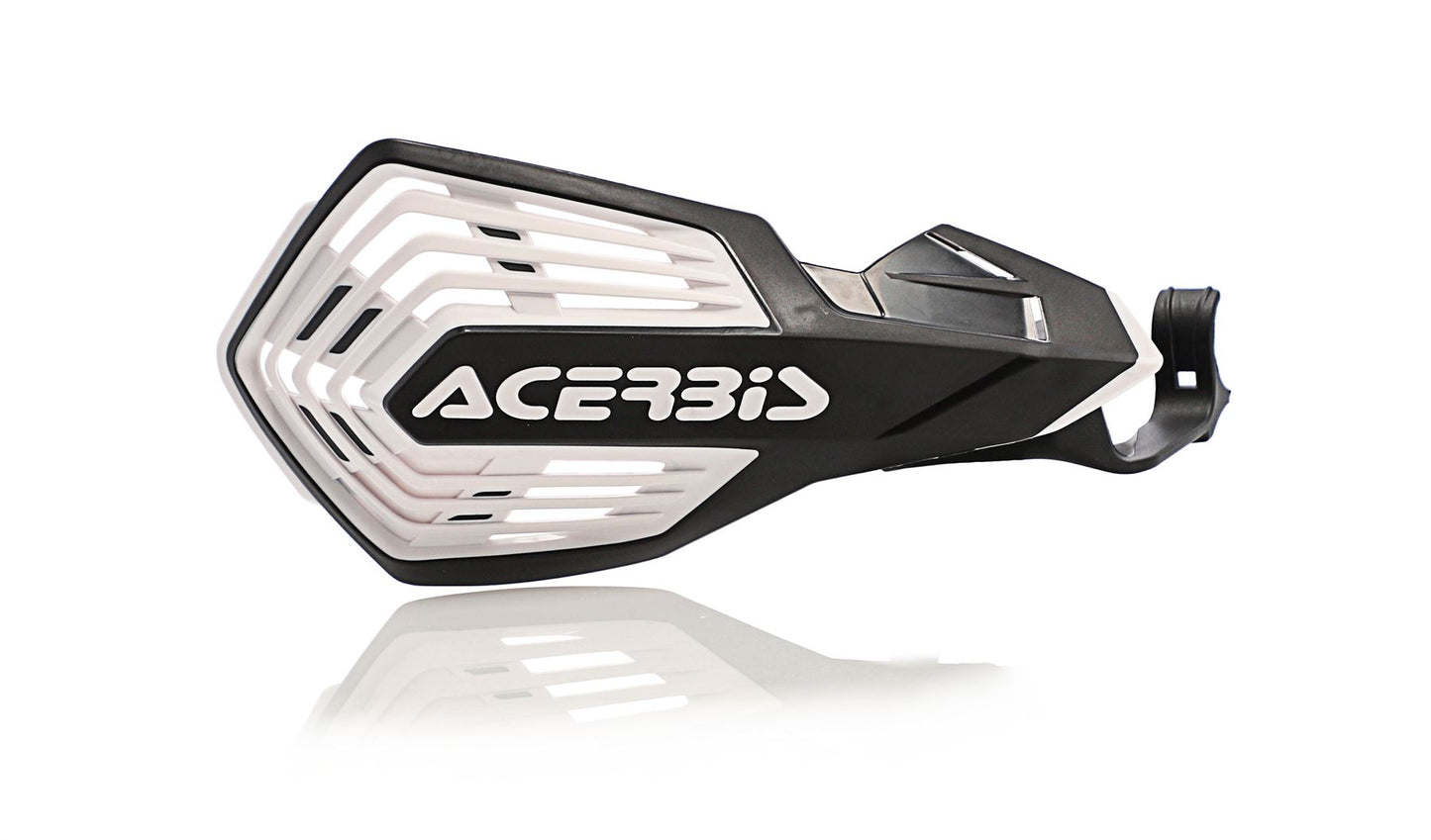 Acerbis K-Future YKS Motocross Handguards Black White Fantic XEF 450 2021 - 2024