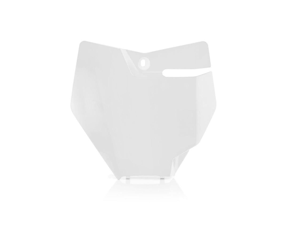 Acerbis Front Number Plate White For Gas Gas MC 85 2021-2024