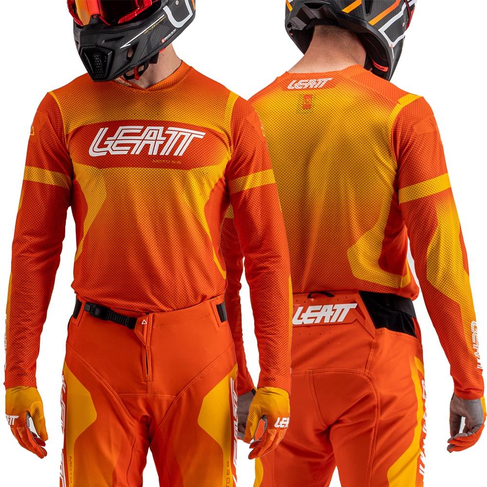 Leatt 2025 5.5 Ultraweld Motocross Jersey Flame