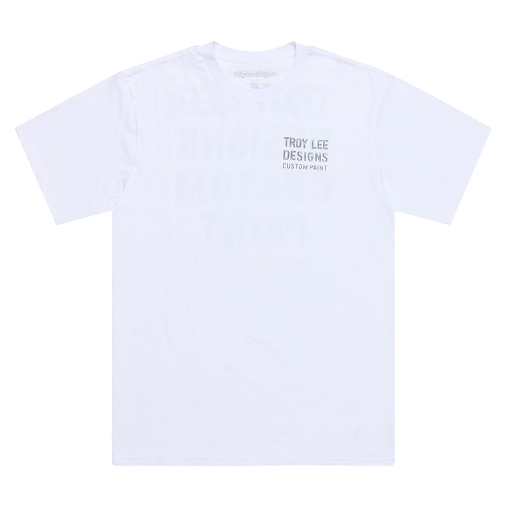 Troy Lee Designs Spring 2025 MX Paint Shop Casual T-Shirt White
