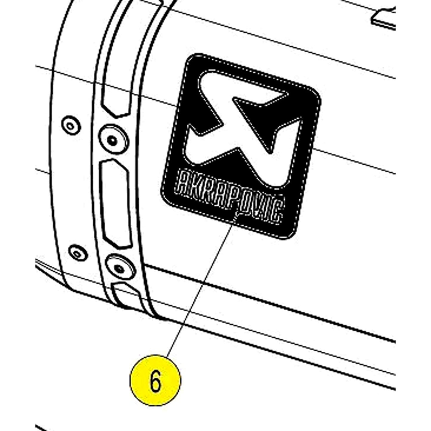 Akrapovic Exhaust Sticker
