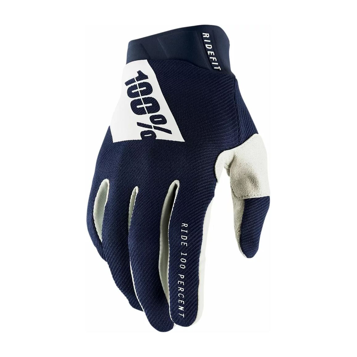 100% MX Gloves Ridefit Navy White