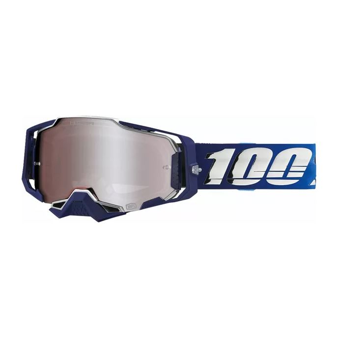 100% MX Goggles Armega Novel HiPER Silver Mirror