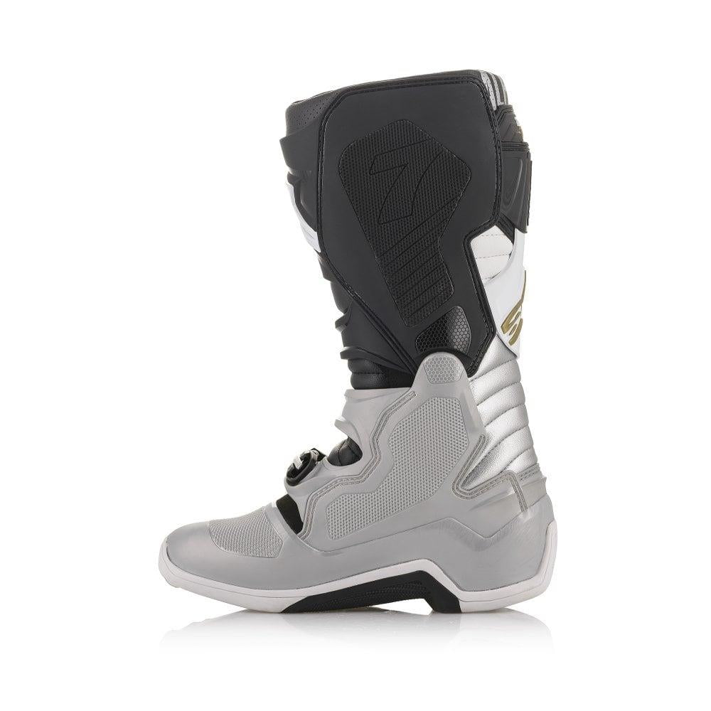 Alpinestars Tech 7 Motocross Boots Black Silver White Gold Clearance