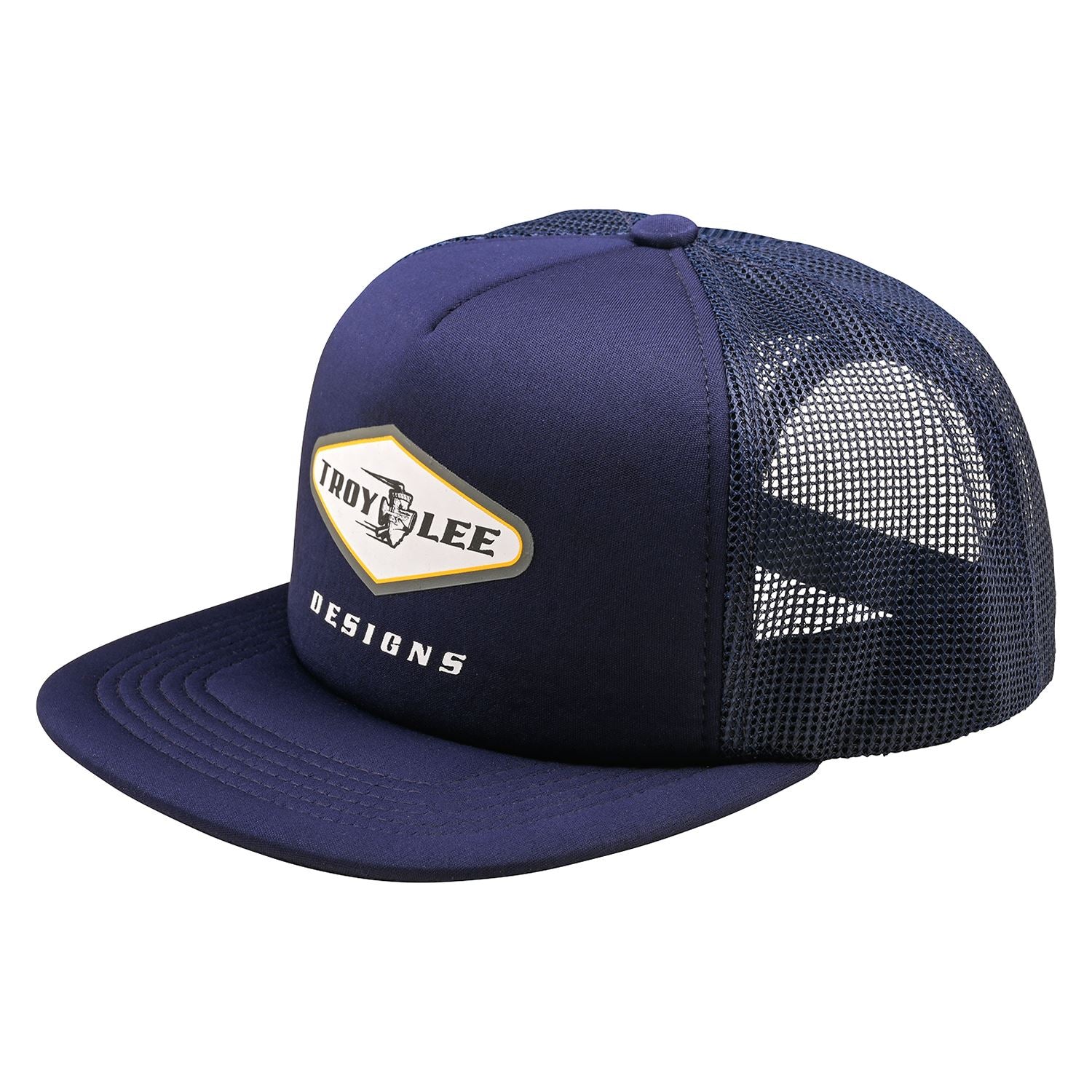 Troy Lee Designs Spring 2025 MX Carb Trucker Snapback Cap Navy