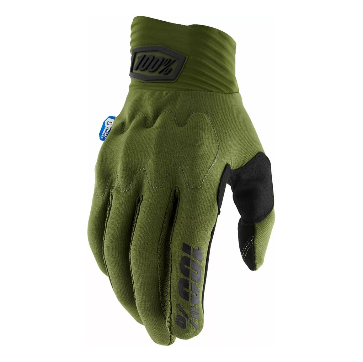 100% MX Gloves Cognito Smart Shock Army Green