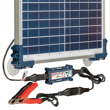 OptiMate Duo Solar Panel 20W Battery Charger Maintainer Travel Kit