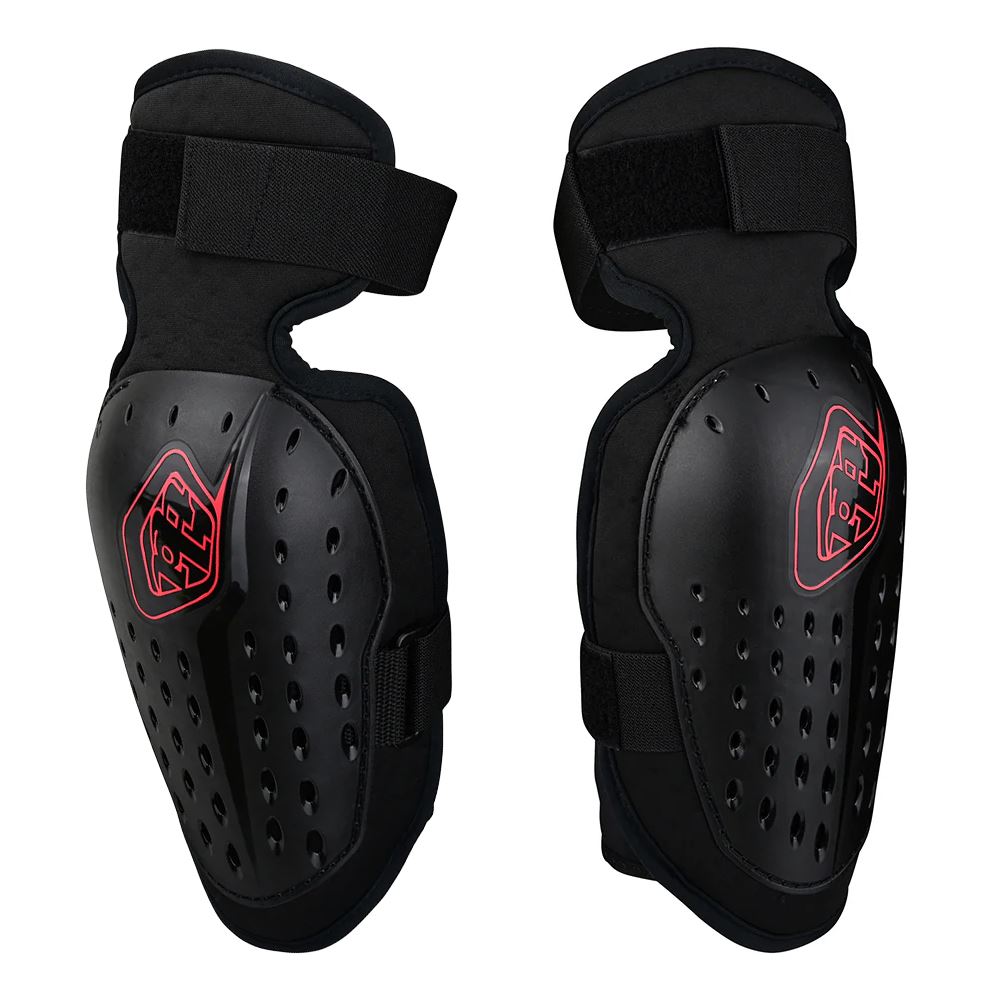 Troy Lee Designs 2025 Motocross Rogue Hard Shell Elbow Guards Solid Black