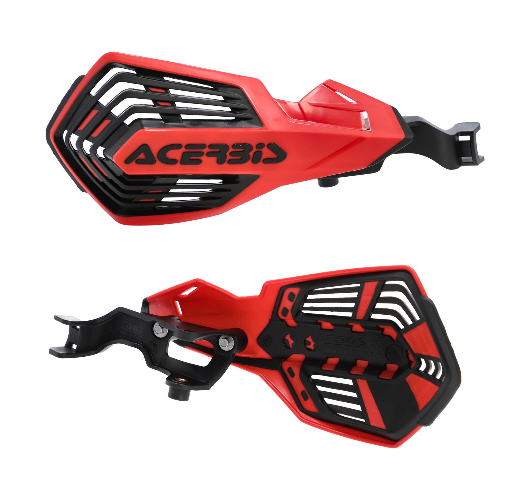 Acerbis K-Future Vented Handguards Red Black Gas Gas EX 250 F 2021 - 2023