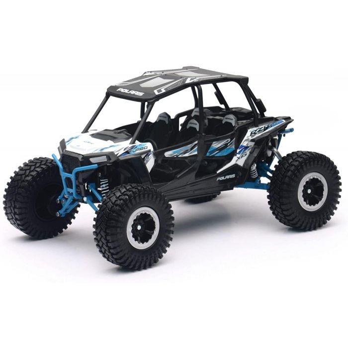 Polaris RZR XP 4 Turbo 2017 White Lightening 1:18 Scale Model Toy