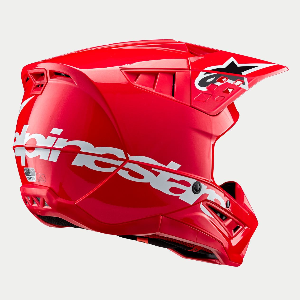Alpinestars 2026 Supertech SM5 Corp Bright Red Motocross Helmet