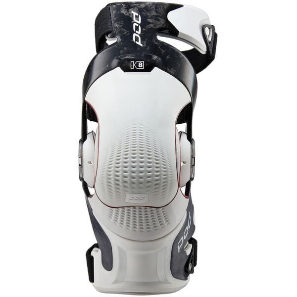 Pod Active Motocross Knee Braces K8 3.0 Carbon White