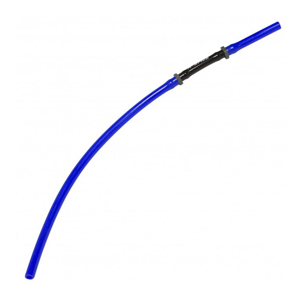 Apico Fuel Breather Pipe Long One Way Valve Blue For Kawasaki KX KXF