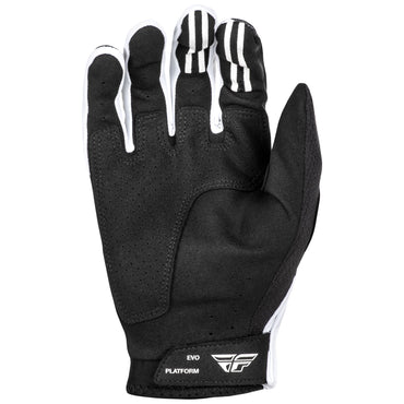 Fly Racing 2025 Evolution DST Motocross Gloves Black White