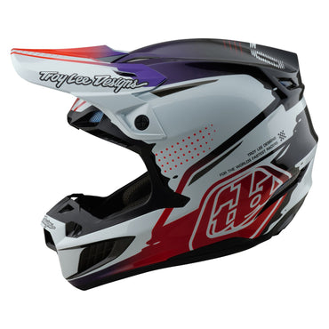 Troy Lee Designs Spring 2025 MX Helmet SE5 Carbon Drip Black