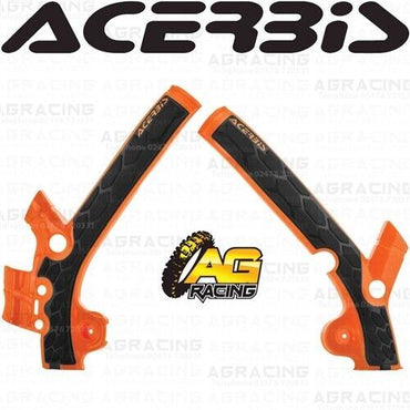 Acerbis X-Grip Frame Protector Guards Orange For KTM SX 85 2013-2017