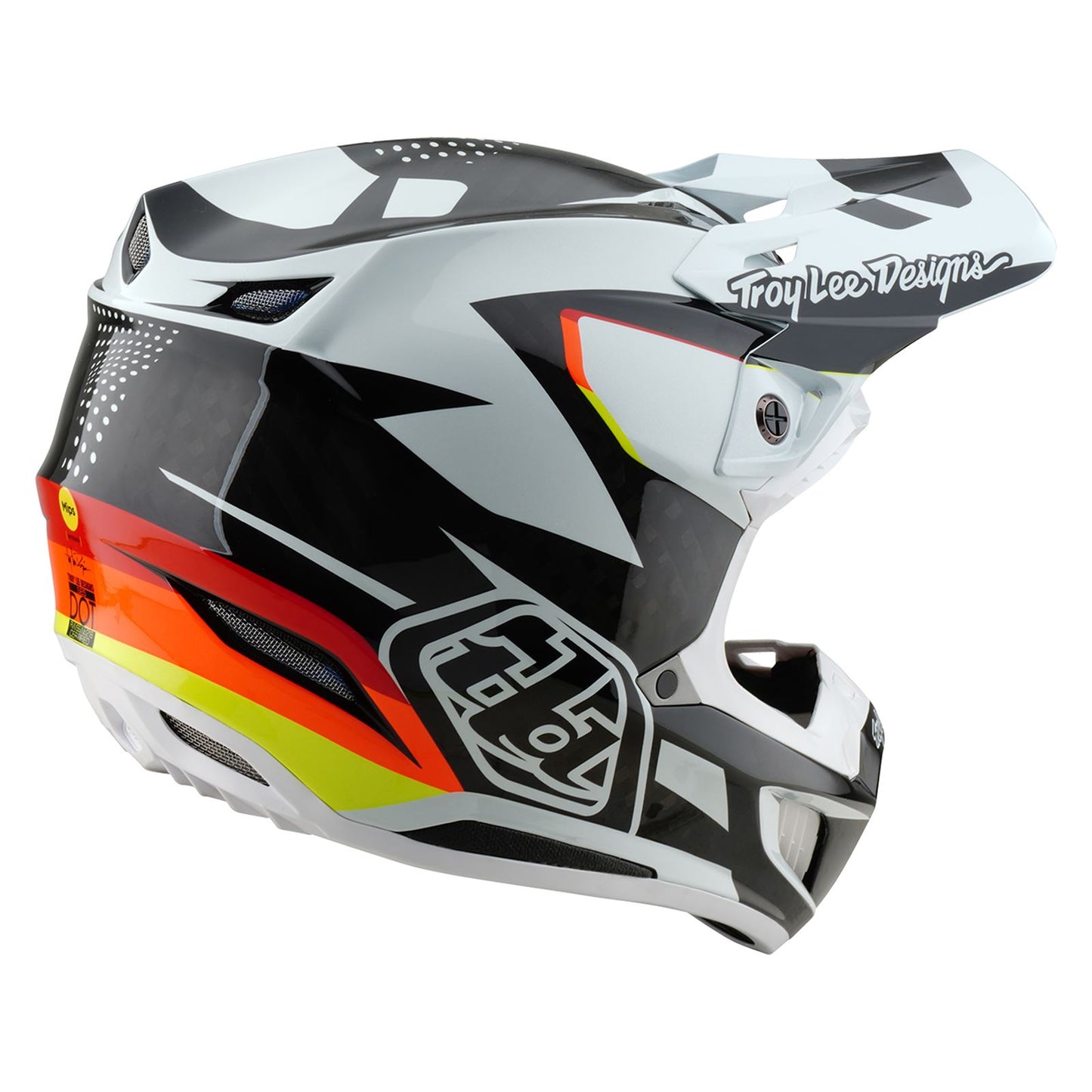 Troy Lee Designs Spring 2025 MX Helmet SE5 Carbon Optic Black