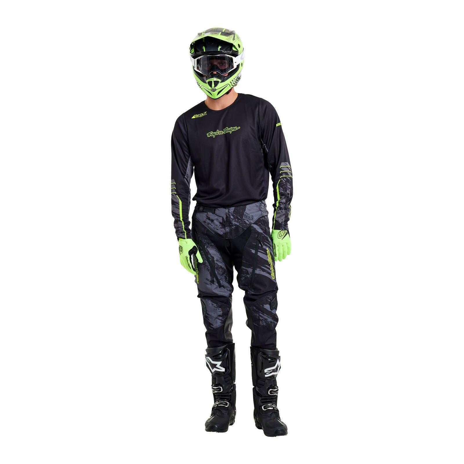 Troy Lee Designs Spring 2026 Scout GP Pro Slab MX Combo Kit Black