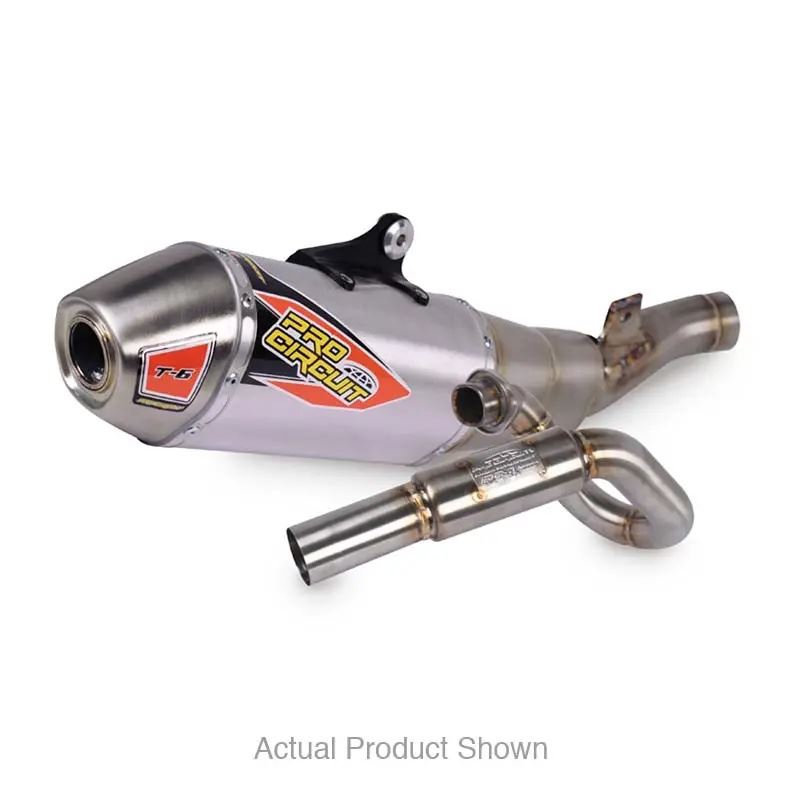 Pro Circuit T-6 Stainless Exhaust System For Kawasaki KX 450 2024-2026