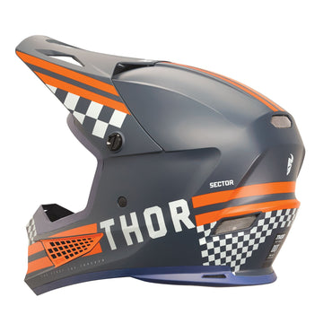 Thor Motocross Helmet Sector 2 Combat Midnight Orange