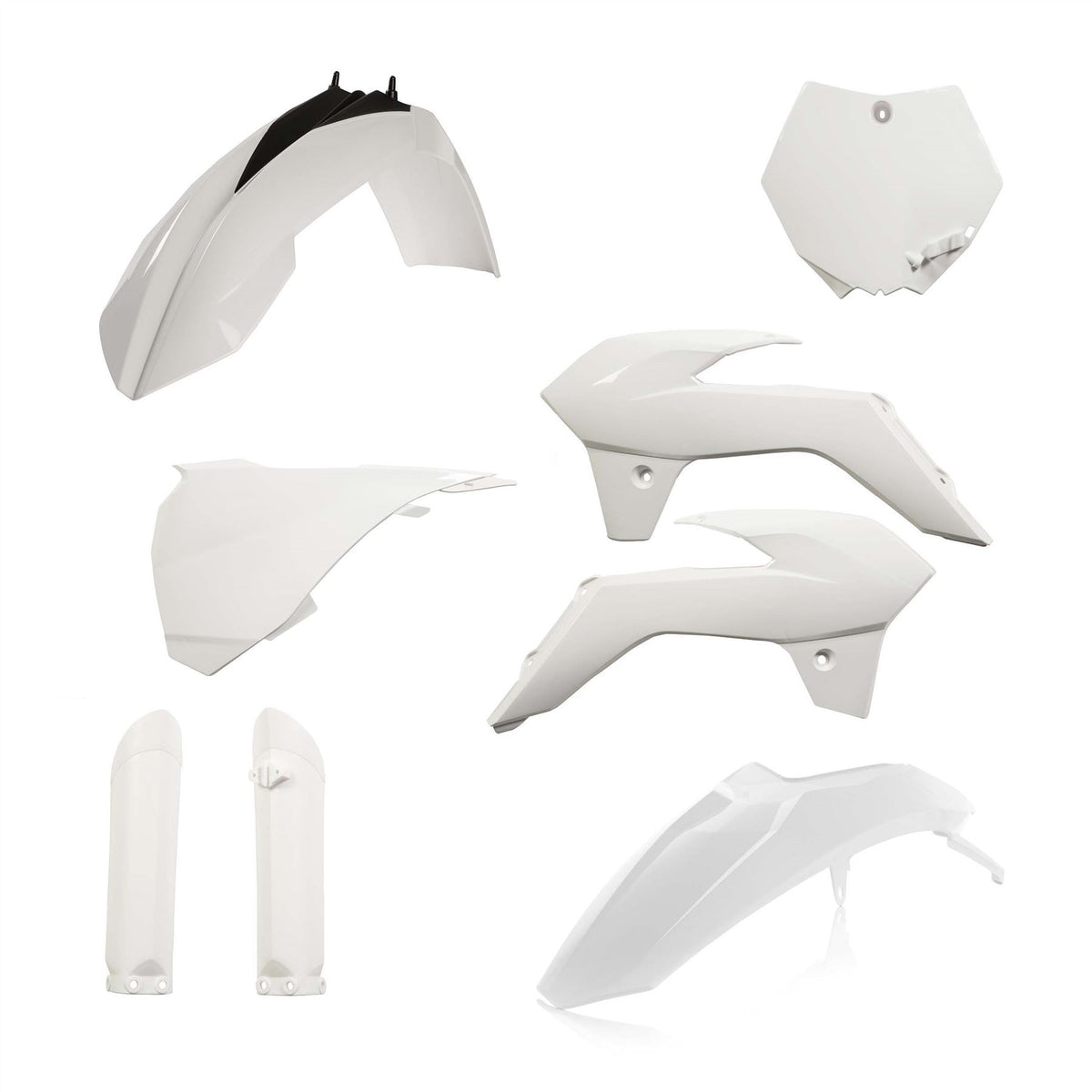 Acerbis Full Plastic Kit White For KTM SX 85 2013-2017