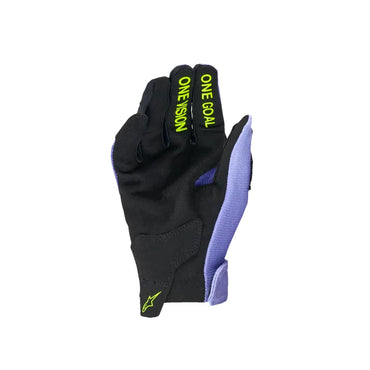 Alpinestars 2026 Youth Radar Motocross Gloves Purple Yellow Flo