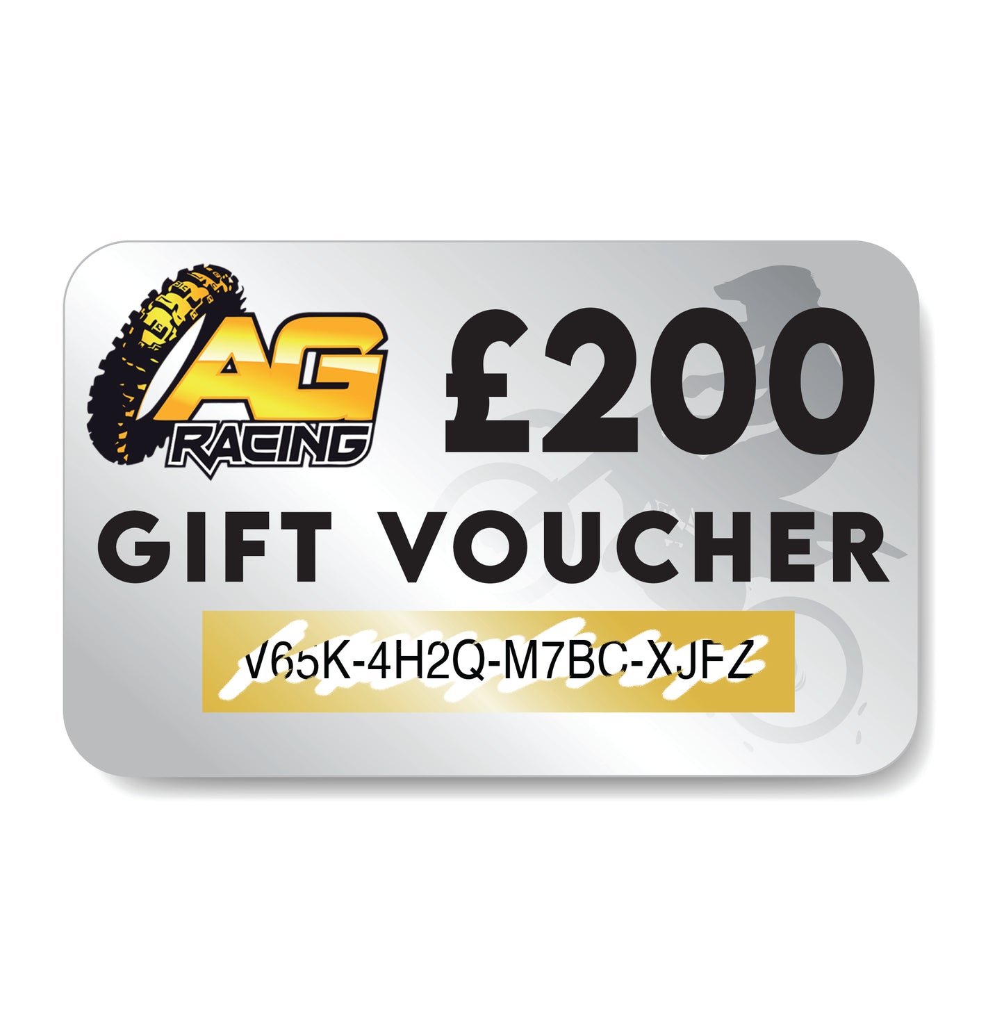 AG Racing Gift Voucher