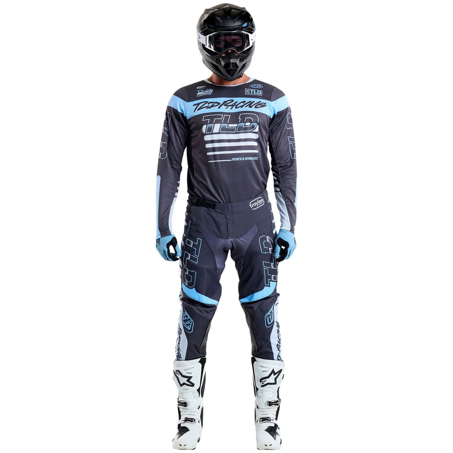 Troy Lee Designs Spring 2025 MX Combo Kit GP PRO Fifty-50 Charcoal Smoke