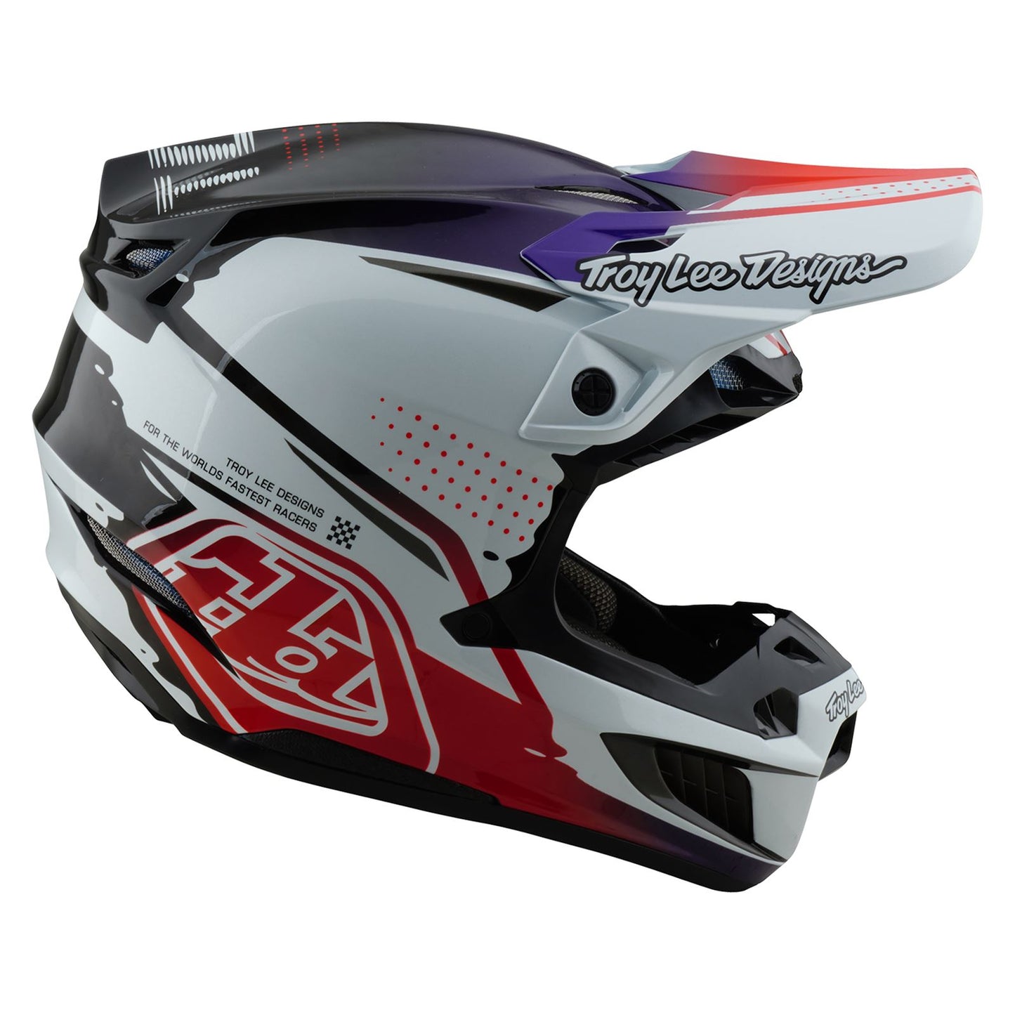 Troy Lee Designs Spring 2025 MX Helmet SE5 Carbon Drip Black
