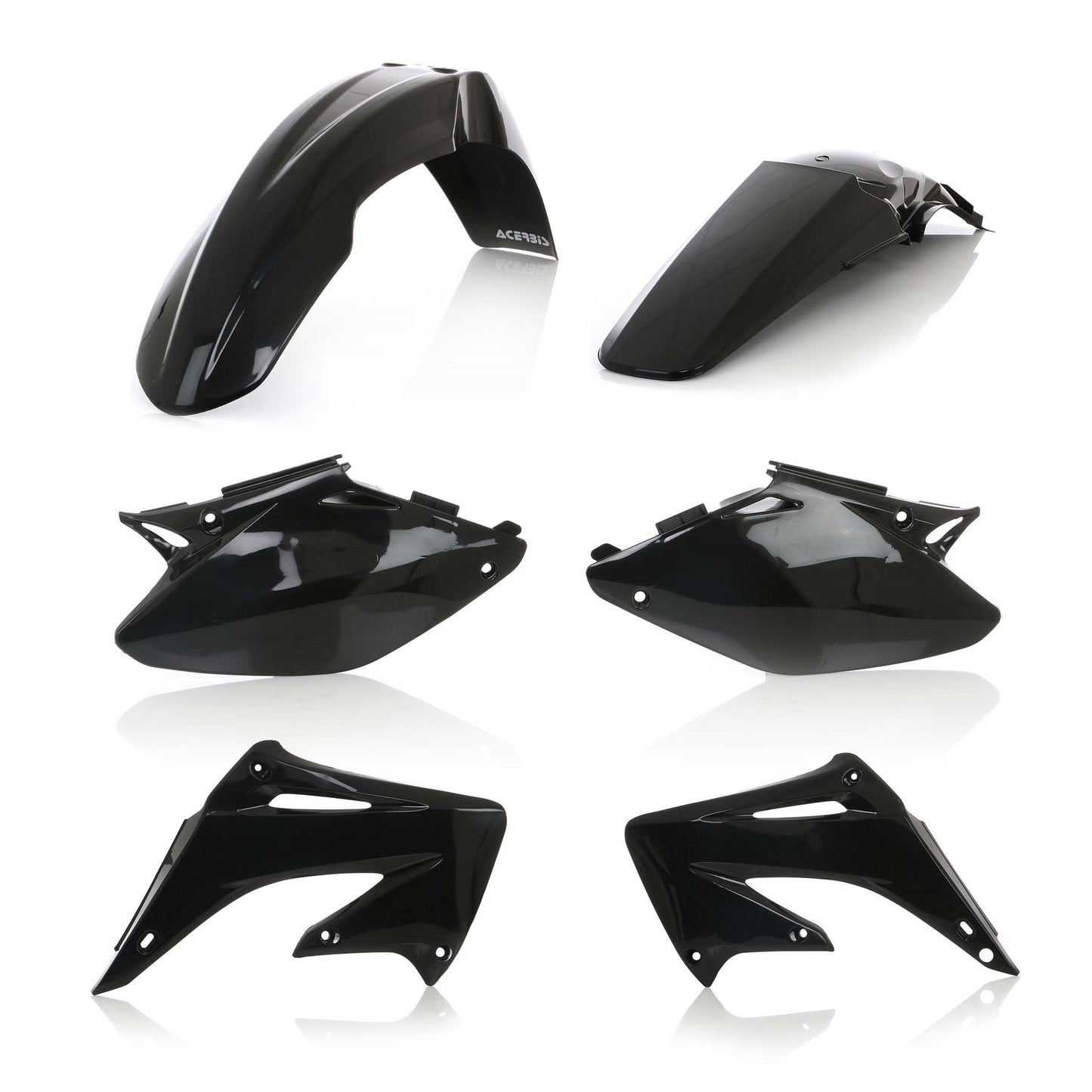 Acerbis Plastic Kit Black 0007598.090