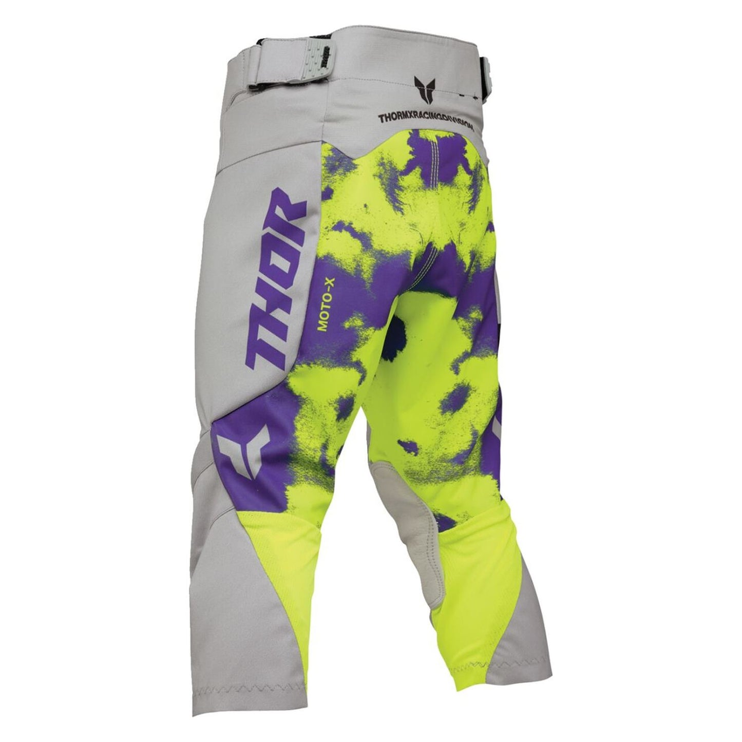 Thor 2026 Youth Launchmode Bleach Grey Acid MX Pants