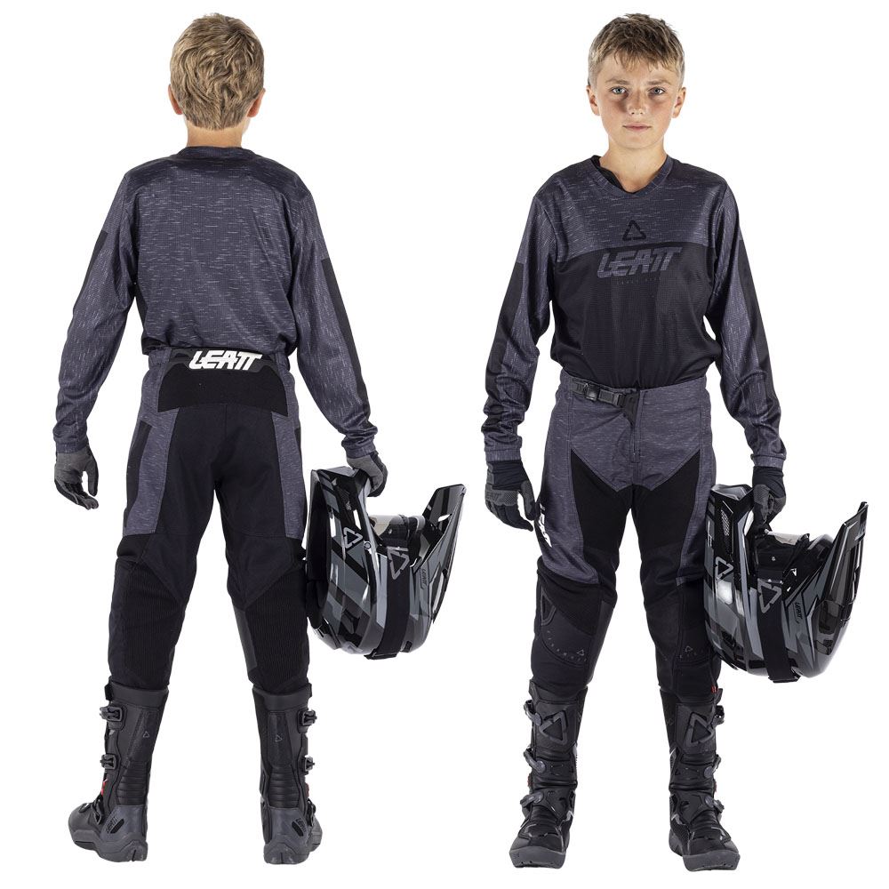 Leatt 2026 Motocross Combo Kit Youth 3.5 Stealth Black Grey