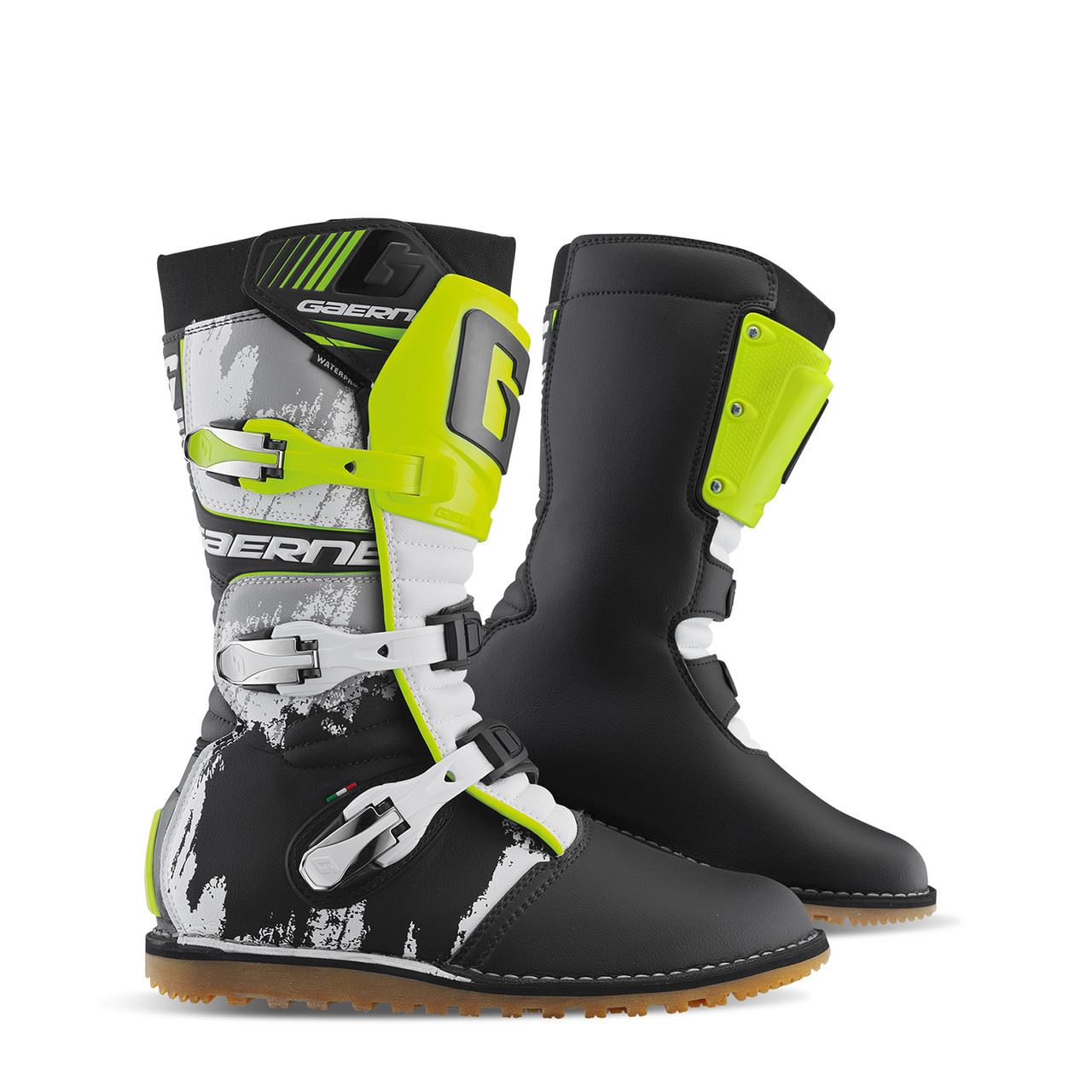 Gaerne Youth Balance Classic Trials Boots Yellow Black