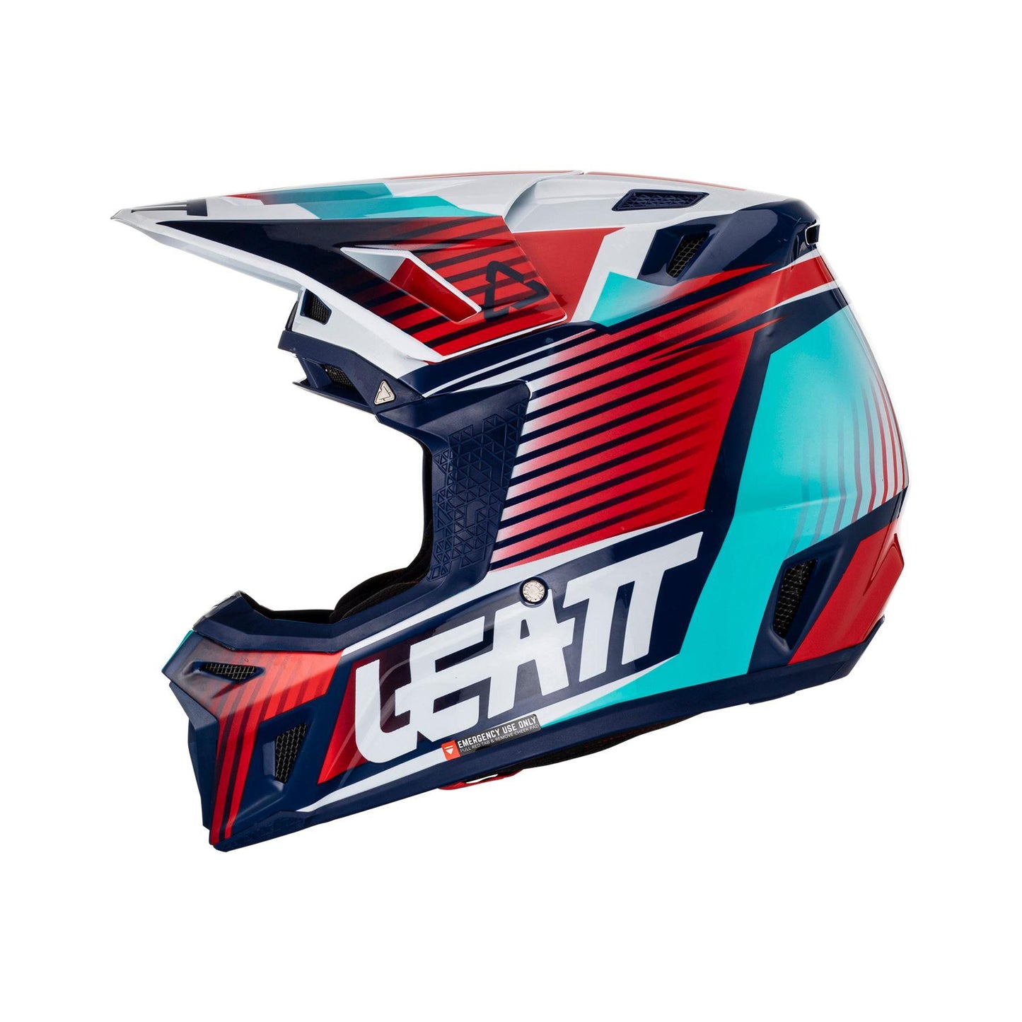 Leatt 2024 Helmet Moto 8.5 V23 Royal with 5.5 Goggles Bag