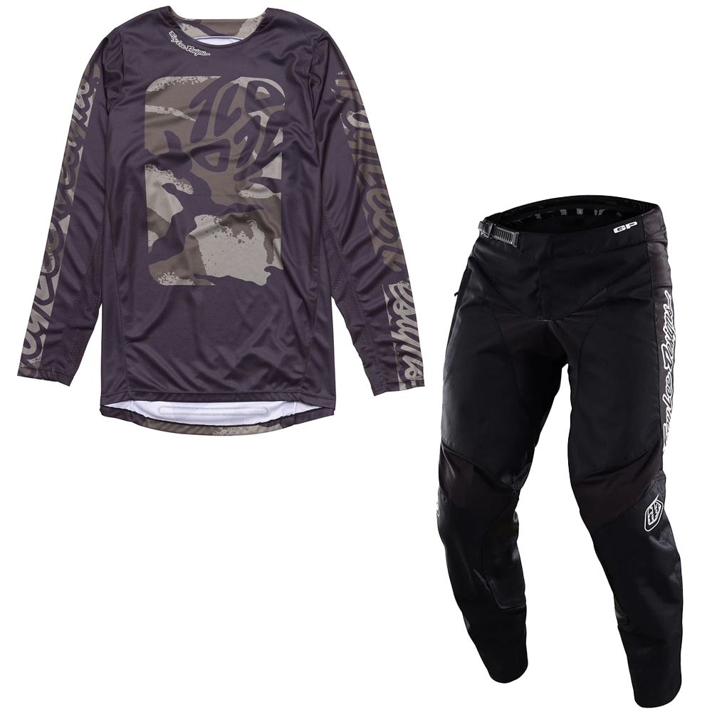 Troy Lee Designs 2025 Motocross GP PRO Boxed In Combo Kit Olive Black