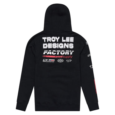 Troy Lee Designs Spring 2025 MX Factory Hoodie Black