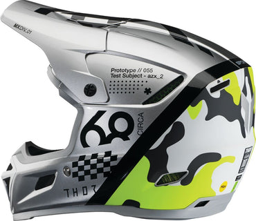 Thor MX Spring 2026 Helmet Reflex Sport Riot Grey Acid