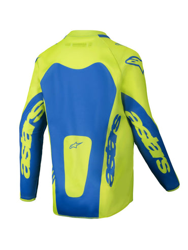 Alpinestars 2025 Racer Veil Youth Motocross Jersey Yellow Fluo