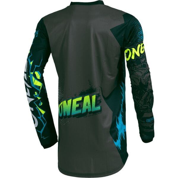 O'Neal 2024 Motocross Combo Kit Element Villain Youth Grey
