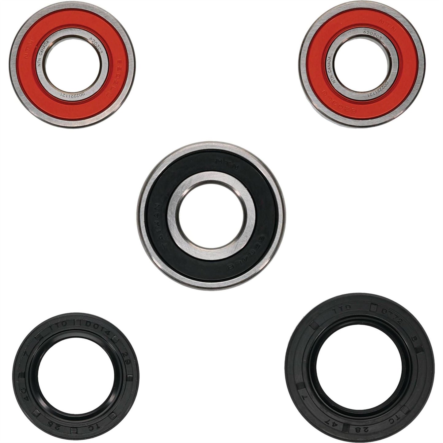 All Balls Rear Wheel Bearing Kit For Honda SLR 650 (Euro) 1997-1998