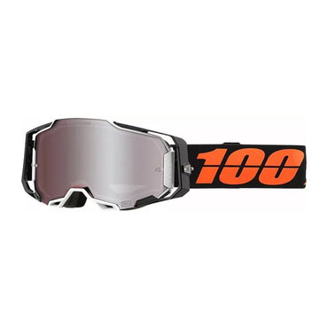 100% MX Goggles Armega Backtail HiPER Silver Mirror