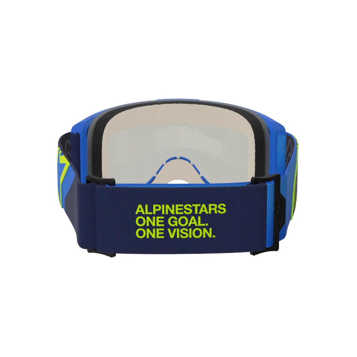 Alpinestars 2026 Vision 5 Corp Motocross Goggles Blue Yellow Flo Mirror Blue One Size