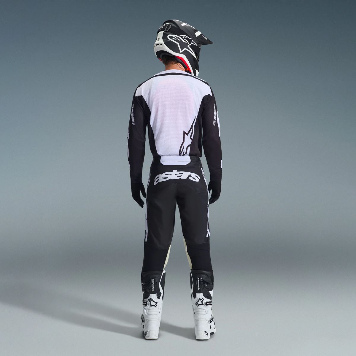 Alpinestars 2026 Racer Air Riway Motocross Combo Kit Black White